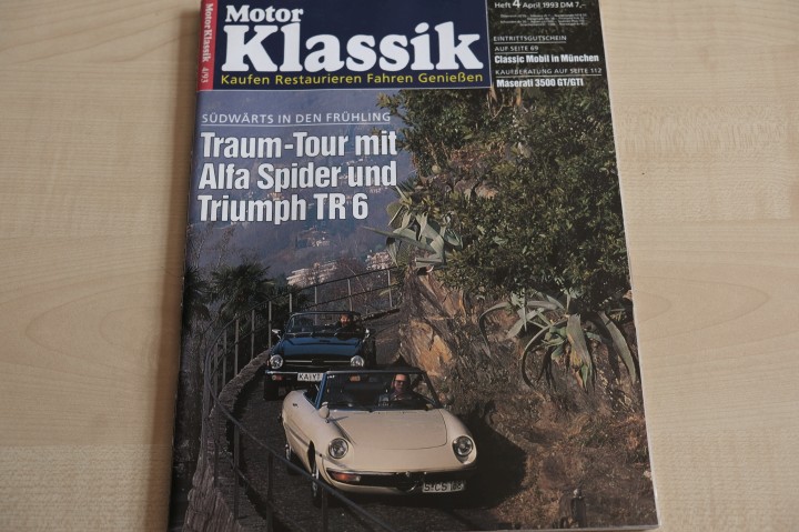 Deckblatt Motor Klassik (04/1993)